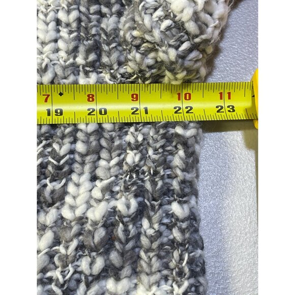 Hippie Rose White Gray Combo Knit Cardigan Sweater Small - Picture 4 of 13